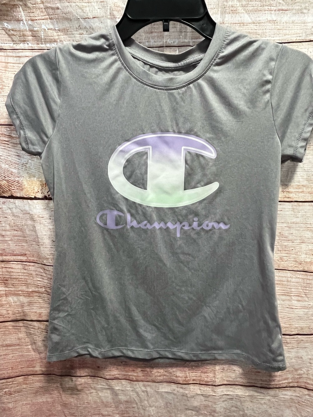 Champion T-shirt with pastel logo-Girls 10/12